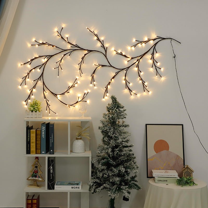 Lighted Willow Vine Lights for Walls - Hues & Craft