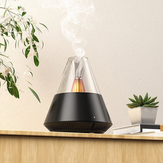 Remote Control USB Aromatherapy Diffuser Air Humidifier With Warm Night Light - Hues & Craft
