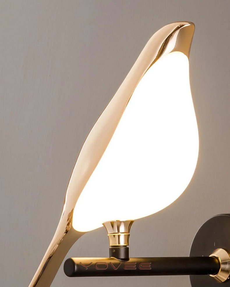 Modern Indoor Hallway Nordic Led Bird Wall Lamp - Hues & Craft