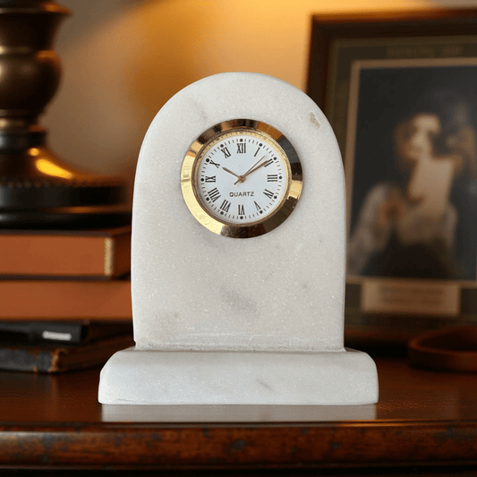 The Veloura Desk Clock - Hues & Craft