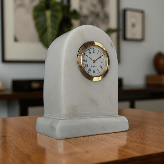 The Veloura Desk Clock - Hues & Craft