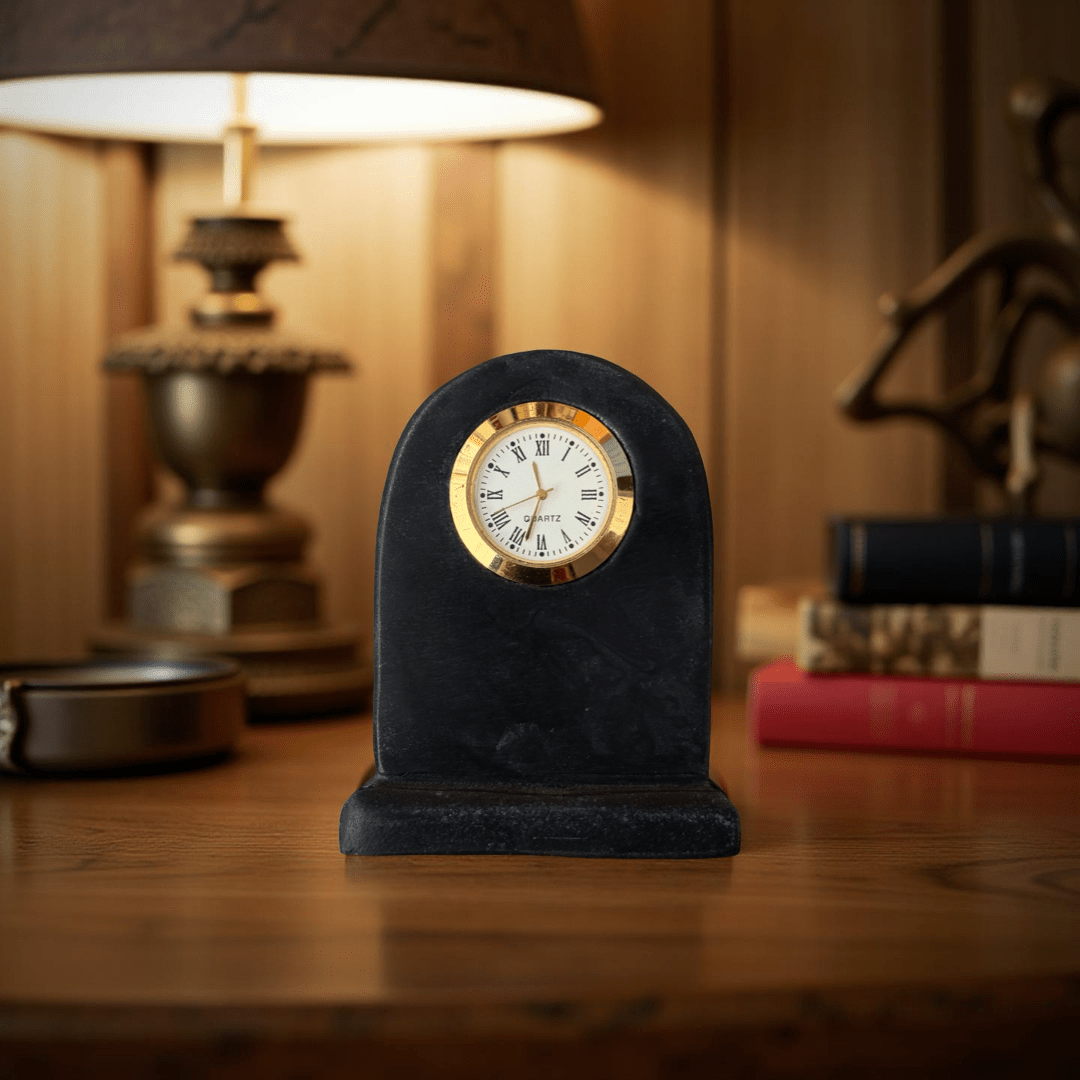 The Veloura Desk Clock - Hues & Craft