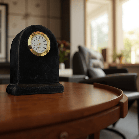 The Veloura Desk Clock - Hues & Craft