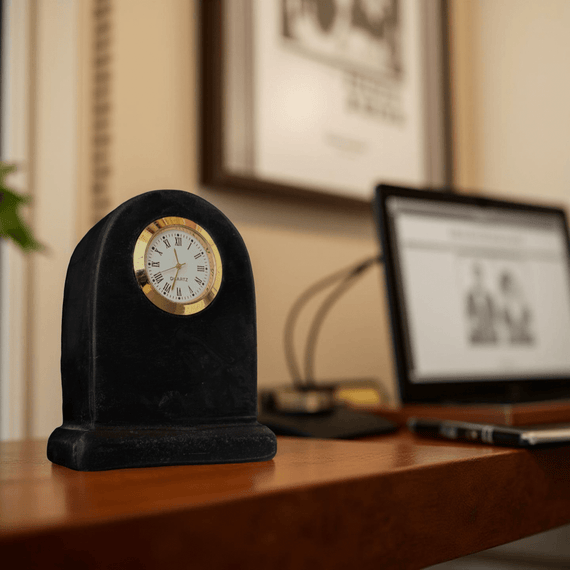 The Veloura Desk Clock - Hues & Craft