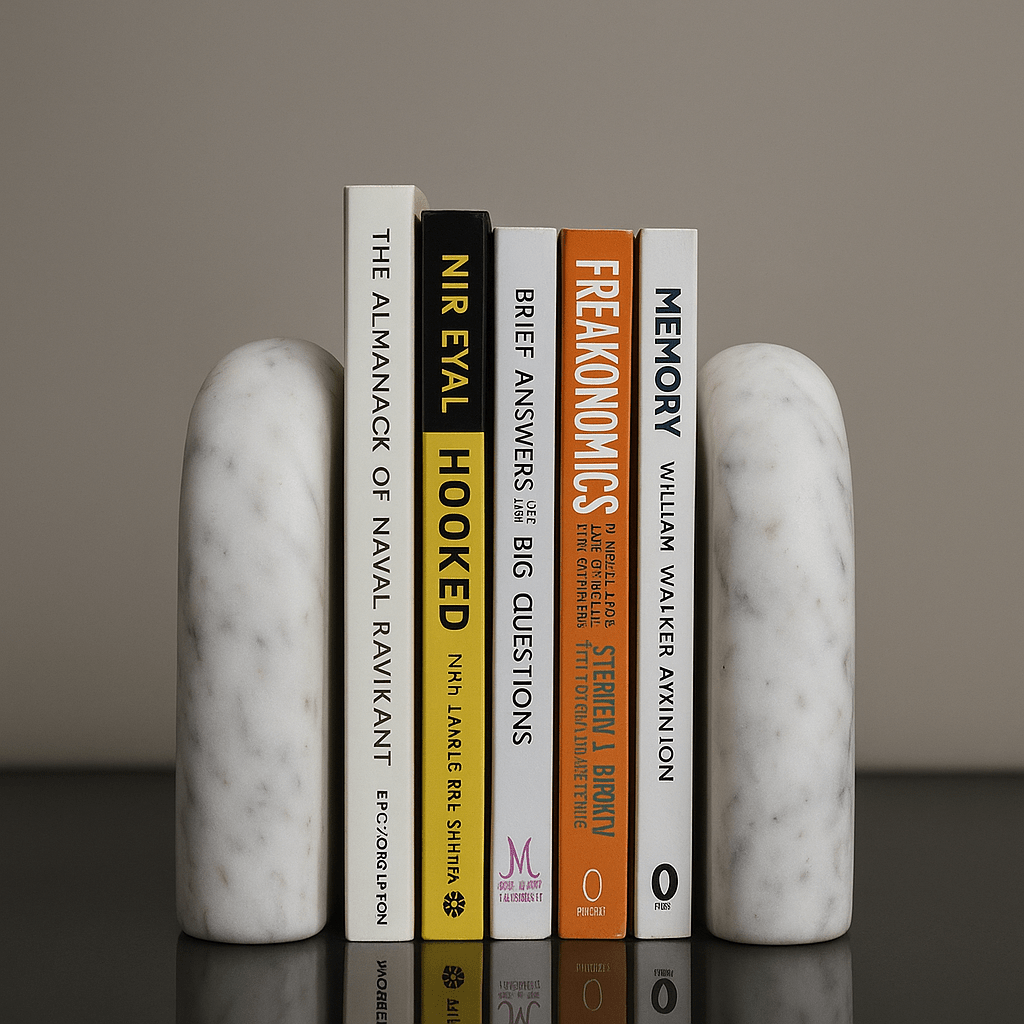 Arcus Marble Bookends - Hues & Craft