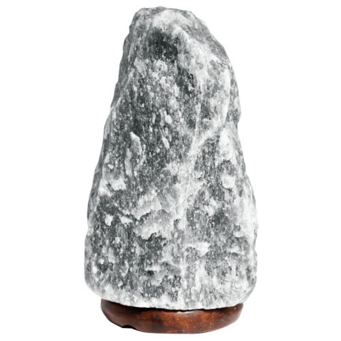 Natural Handcrafted Grey Himalayan Salt Lamp - Hues & Craft